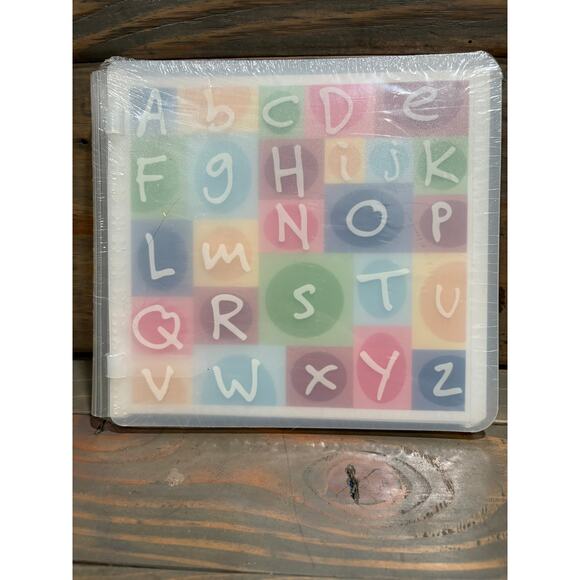 Creative Memories ABC Album 12 White Scrapbook pages idea book NEW 7x7 - Picture 2 of 2